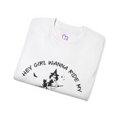 Hey girl wanna ride my broomstick T-Shirt